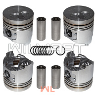 Поршень Yanmar 4D98/ТNE98 R2(+0,5) (комплект на двc) (YM129903-22840) Поршень Yanmar 4D98/ТNE98 R2(+0,5) (комплект на двc) (YM129903-22840)