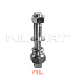 Шпилька ступицы ВМ HC CPCD80-100 (PR60-23-8/PR35.21.2-6/PR35.21.2-5/GB6176-86) 