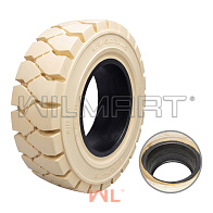Шина цельнолитая с буртом 28x9-15(8.15-15) немаркая fast fit CHAOYANG (GHT01S) 
