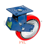 Опора колесная поворотная Ф200хS50 135x110хH268(105x80) 800кг (625706) 