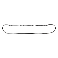 Прокладка клапанной крышки Isuzu 4JG2 (Z-8-97161-131-0) 