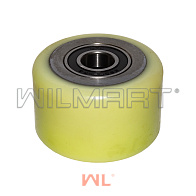 Колесо грузовое d100/25xS63 EP с подшипниками (6205E-RS 2шт (2140-14400X-00) 