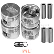 Поршень Mitsubishi S4S-1 R2(+0,5) (к-т) (32A17-10300(4,5mm)) 