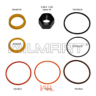 Ремкомплект цилиндра стрелы Bobcat S630 (7137939) Ремкомплект цилиндра стрелы Bobcat S630 (7137939)