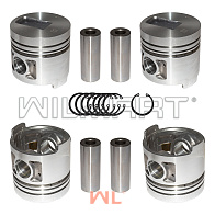 Поршень Mitsubishi S4Q2 R2(+0,5) (комплект на двc) (32C17-05300) Поршень Mitsubishi S4Q2 R2(+0,5) (комплект на двc) (32C17-05300)