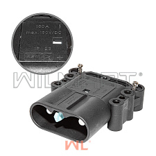 Разъем-Соединитель 150V 160А (IP23) (штекер) (95038-01(95039)) Разъем-Соединитель 150V 160А (IP23) (штекер) (95038-01(95039))