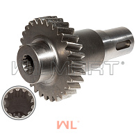 Вал акпп TRF D50-3X (YQX100-0005) Вал акпп TRF D50-3X (YQX100-0005)