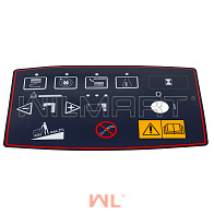 Декаль панели управления Wilmart E,531,551 BD (30010107) Декаль панели управления Wilmart E,531,551 BD (30010107)