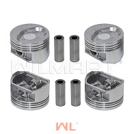 Поршень Nissan K21 R1(+0,5) КК=1,5 (комплект на двc) (12010-FU470) 