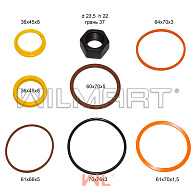 Ремкомплект цилиндра наклона ковша Bobcat (6806330) Ремкомплект цилиндра наклона ковша Bobcat (6806330)