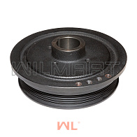 Шкив коленвала D4BB (под поликлиновый ремень h20x4ряда) (23124-42C50) Шкив коленвала D4BB (под поликлиновый ремень h20x4ряда) (23124-42C50)