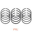 Кольца поршневые Yanmar 4D94E/4TNE94 STD (к-т на двс) (YM129901-22050) 