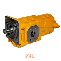 Насос гидравлический двухсекционный Shantui ОРИГИНАЛ (1434-76-18000) 