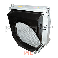 Радиатор Heli CPCD50 (Kubota V3800-T) с диффузором (алюминий) (H3LK2-10201) 