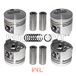 Поршень Nissan TD27/42 STD (комплект на двc 4шт) (12010-6T005) Поршень Nissan TD27/42 STD (комплект на двc 4шт) (12010-6T005)