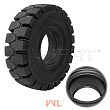 Шина цельнолитая с буртом 6.00-9/4.00 fast fit GS SOLID (CL403S) PR4 (6.00-9(CL403S)FF) 