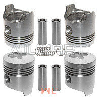 Поршень Toyota 2J-4G STD (комплект на двс) (13081-22060-71) Поршень Toyota 2J-4G STD (комплект на двс) (13081-22060-71)