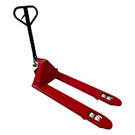 Тележка гидравлическая (рохля) 2-х тонная, вилы 1150 мм, колесики нейлон красный (HP-20-30NYD) 