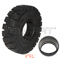 Шина цельнолитая с буртом 6.00-9/4.00 fast fit GOODRIDE (CL403S) PR4 