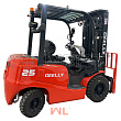 Погрузчик вилочный Geelly FD25 ДВС Xinchai C490BPG DM3000 пневмо красный 