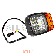 Фара с поворотником Jac/Heli (LED) 12-80В (D08QZHD(LED)) 