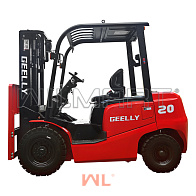 Погрузчик вилочный дизельный 2 тоннs, ДВС Xinchai C490BPG, мачта 3м GEELLY 