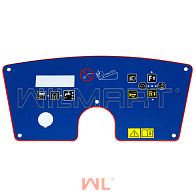Декаль панели управления Wilmart E810R (50000601) Декаль панели управления Wilmart E810R (50000601)