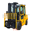 Погрузчик вилочный Geelly FD35 ДВС ISUZU С240 TM4500 пневмо, сайдшифт, кабина желтый 